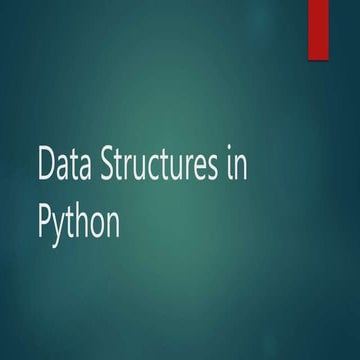 Data Structures in Python.pptx