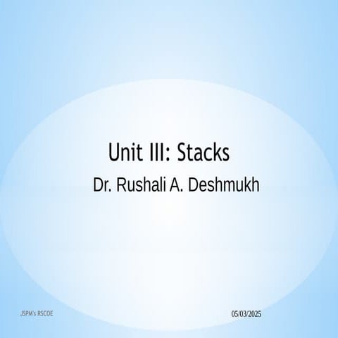 Data Structures_Linear Data Structure Stack.pptx