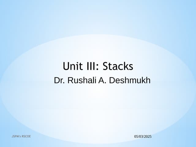 Data Structures_Linear Data Structure Stack.pptx