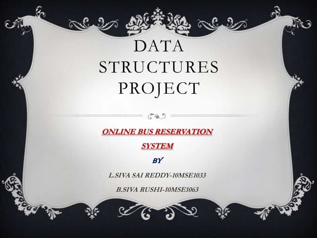 Online Bus Reservation System