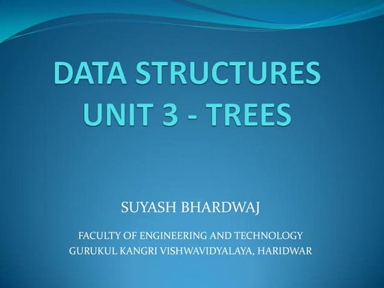 AVL Tree in Data Structure | PPT