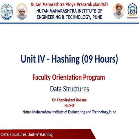 Data_Structures_Unit IV Hashing SPPU NEP