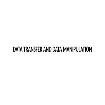Data transfer and data manipulation & floating point.pptx