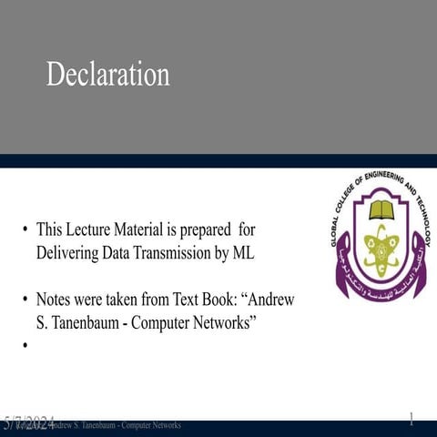 Data Transmission flow using TCP protocol