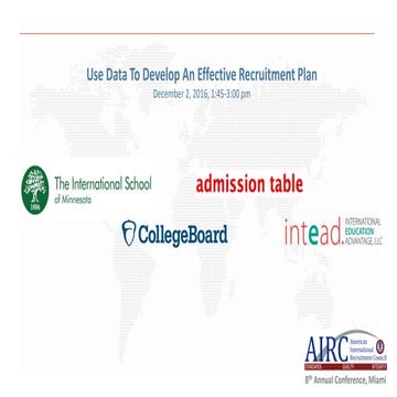 Data trends   intead and friends airc 2016 final slides