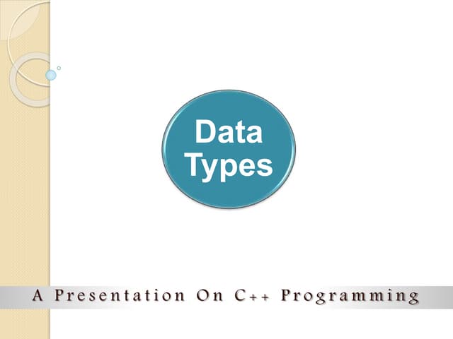 Data types | PPT