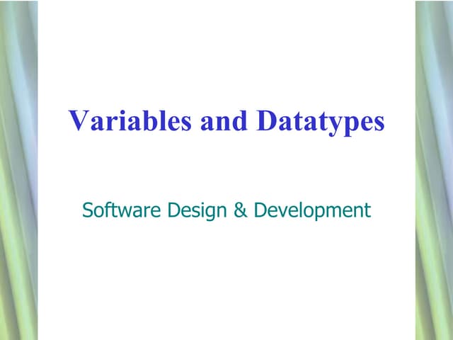 Data types vbnet