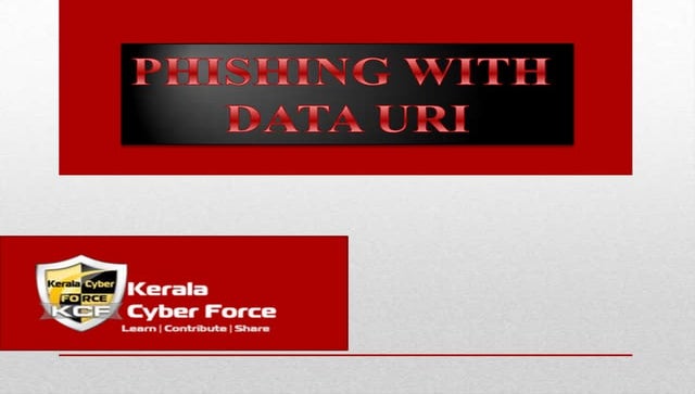 Phishing With Data URI