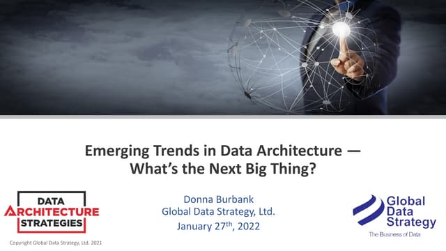 Emerging Trends in Data Architecture – What’s the Next Big Thing?