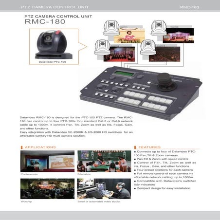 Datavideo RMC-180 Brochure