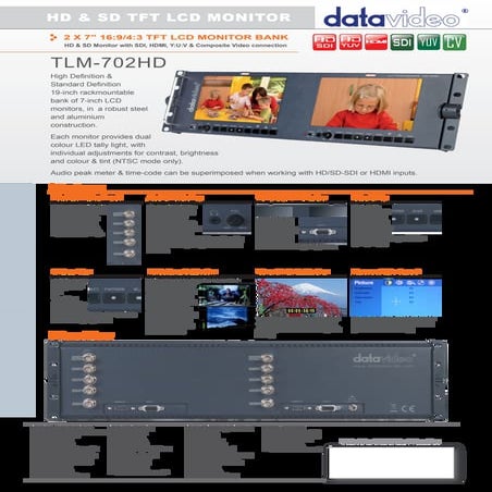 Datavideo TLM-702HD