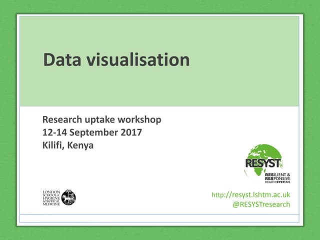 Data visualisation