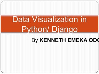 Data visualization by Kenneth Odoh