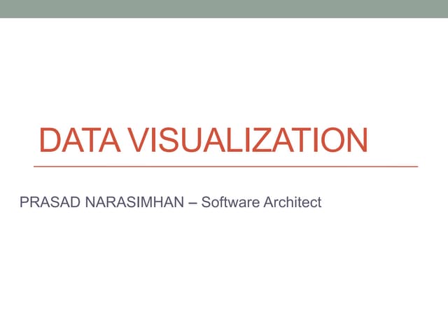 Data visualization representation of Analytics  data