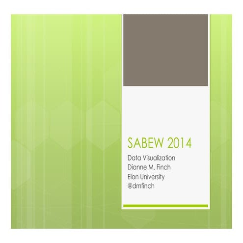 Data Visualization: A Hands-On Primer for Business Journalists by Dianne Finch