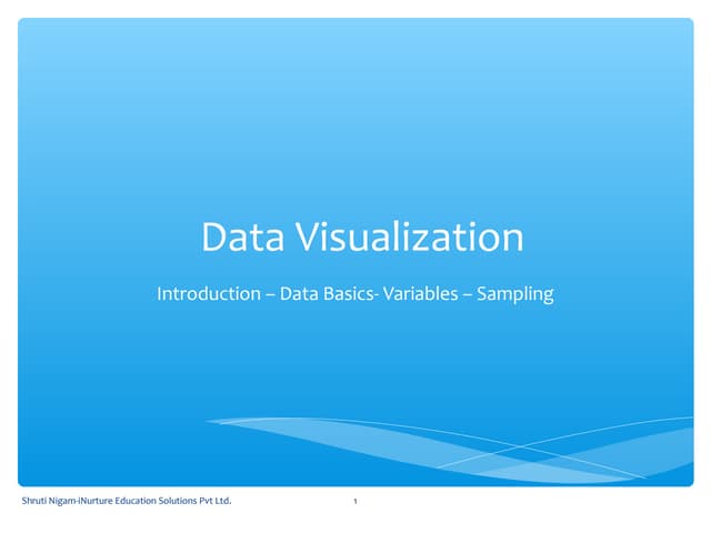 Data visualization intro | PPT