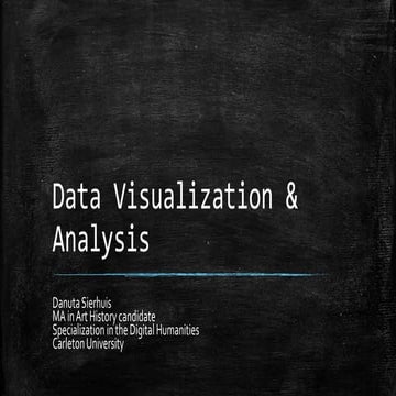 DIGH 5000: Data visualization & analysis Presentation | PPT