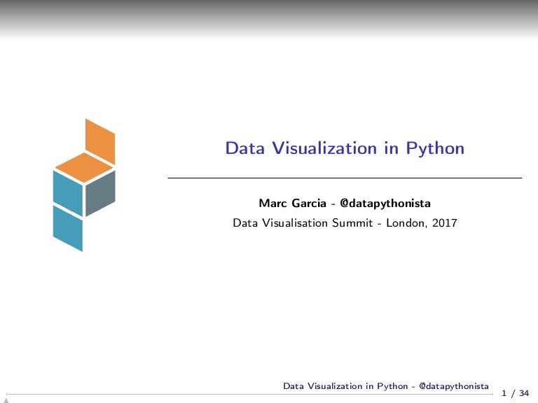 Data visualization in Python