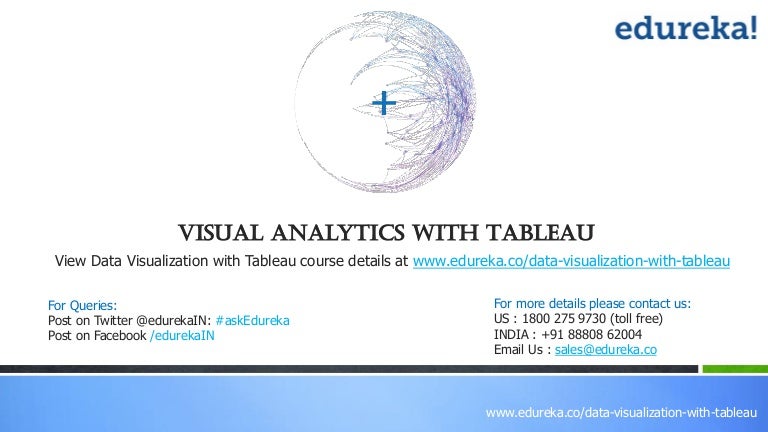 Visual Analytics With Tableau
