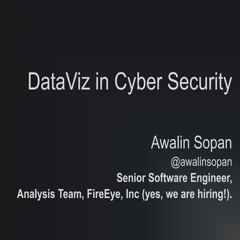 Dataviz For Cyber Security
