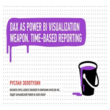 DAX as Power BI Visualization Weapon