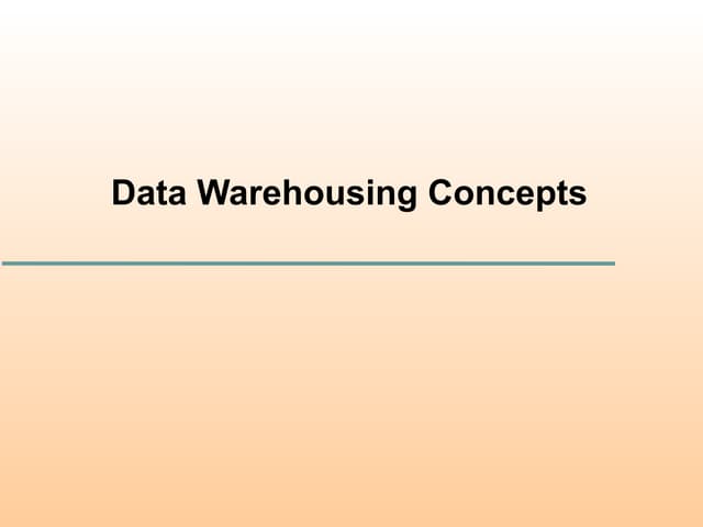 Data warehouse