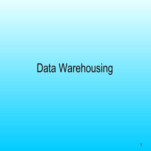 Data ware house