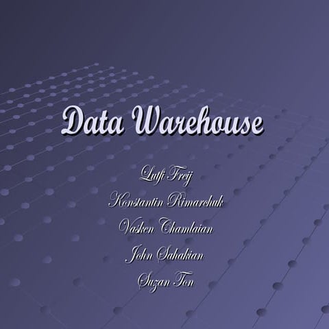 Data warehouse