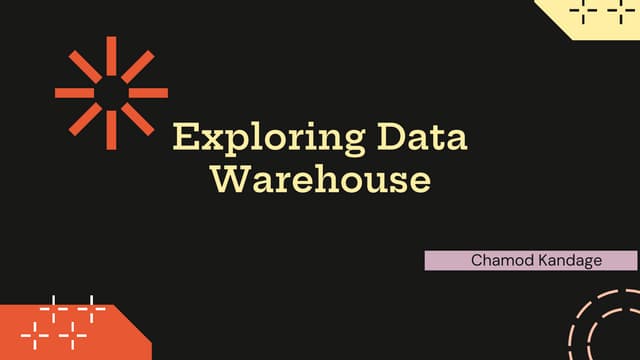 Complete Overview Data Warehouse, Data Lake, Data Marts