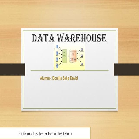 Data warehouse | PPTX