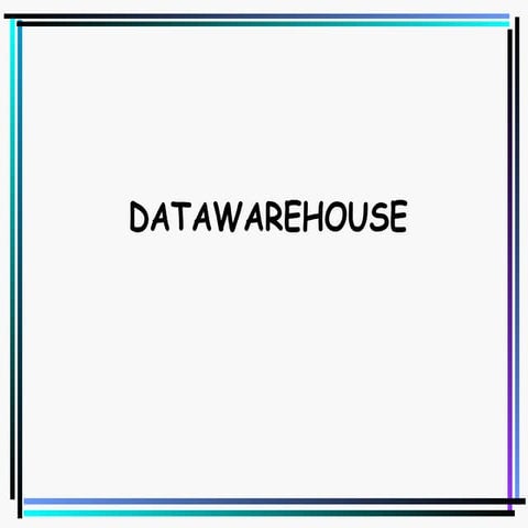 Datawarehouse   práctica 6