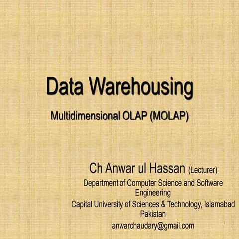 Intro to Data warehousing   Lecture 06