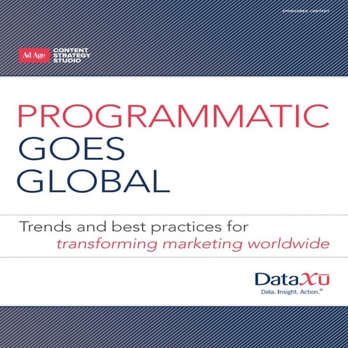 Programatic goes Global - DataXu