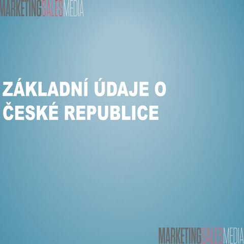 Základní data o ekonomice