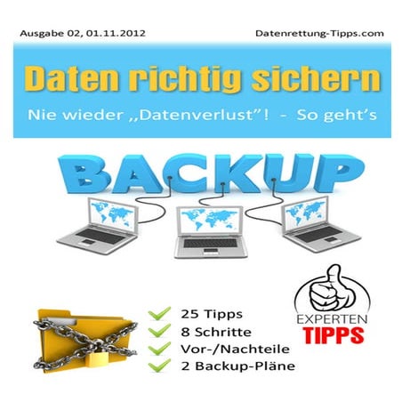 Datenrettung Expertentipps Ausgabe 2 - Daten richtig sichern
