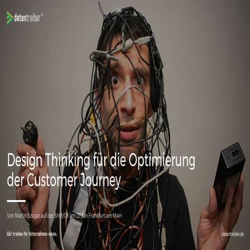 Design Thinking zur Optimierung der Customer Journey