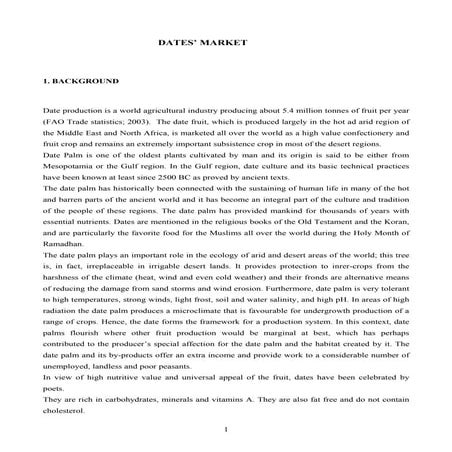 Dates world productions