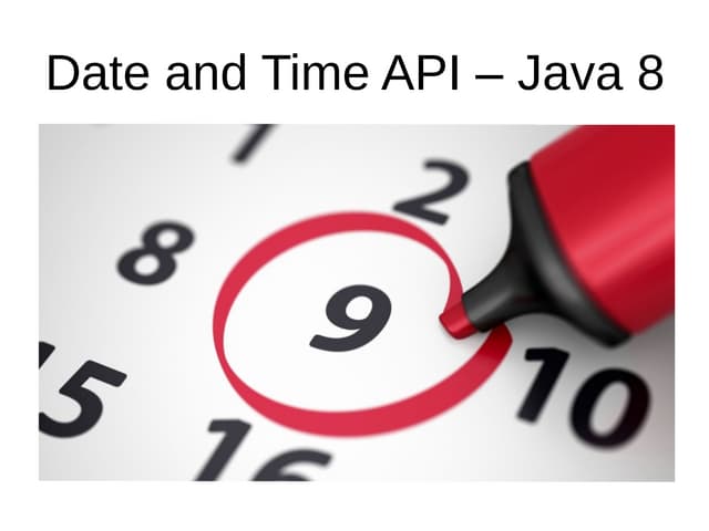 Conhecendo a Nova API Date and Time...