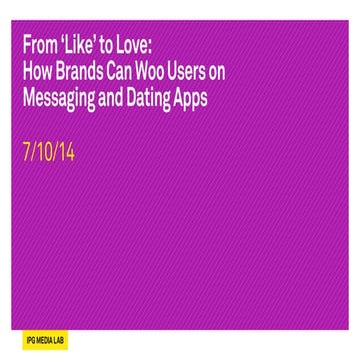 How Brands Can Woo Users on Messaging and Dating Apps