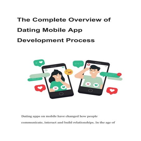 The Dating Mobile App Development Process