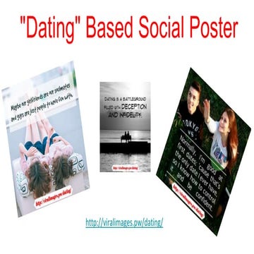 Dating  based social poster