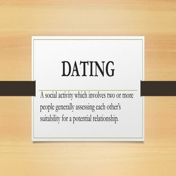 DATING mUSIC, ARTS, PE AND HEALTH -DATING | PPTX