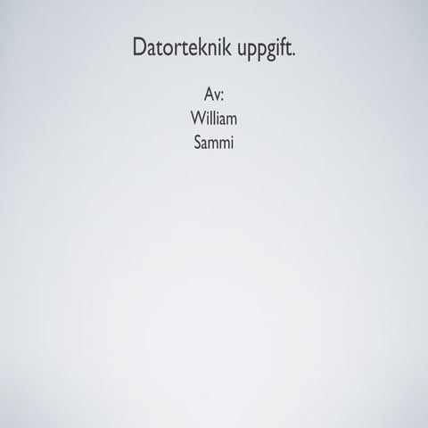 Dator teknik nätverk rätt