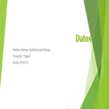 Datos