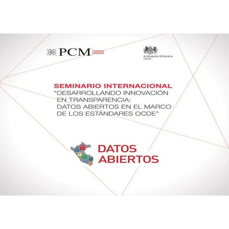 Datos Abiertos OECD- Aportes Maite Vizcarra 2015