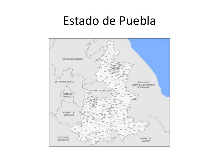 Mapa de Puebla, con nombres y sin nombres, descarga e imprime Mapa de Puebla, con nombres y sin nombres, descarga e imprime