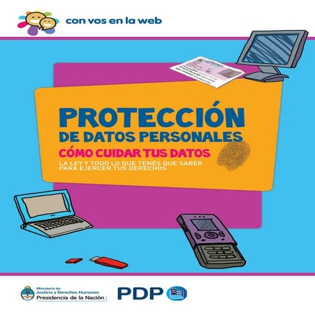 Ley sobre datos personales - explicada para chicos