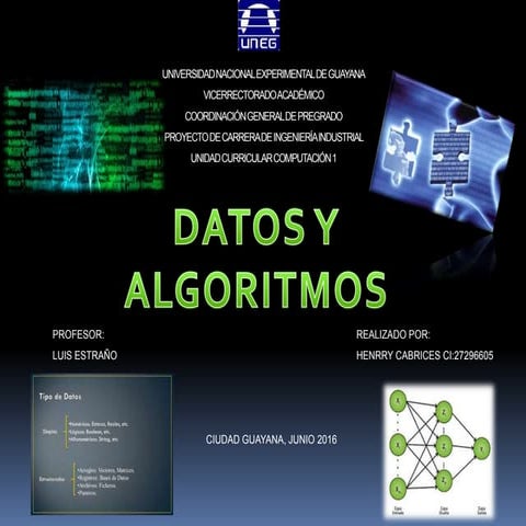 Datos y algoritmos
