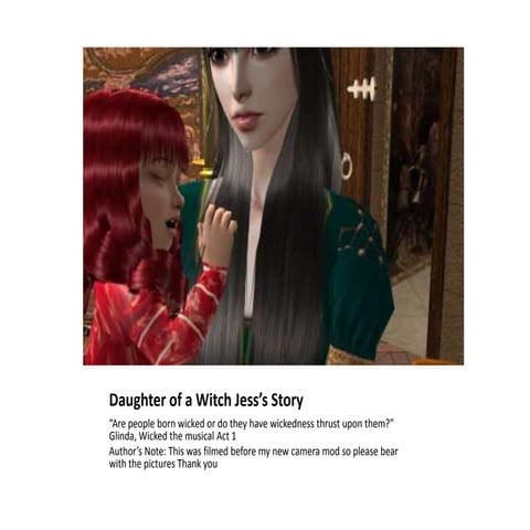 Daughter of a Witch Jess’s Story