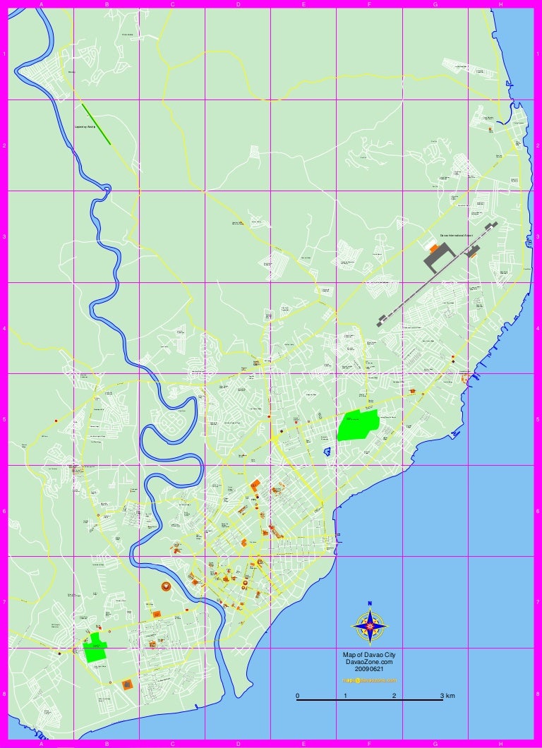Davao city map
